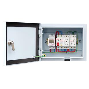 家用新能源汽车充电桩保护箱室户外露天防雨防水带锁插座小配电箱