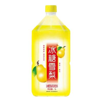 冰糖雪梨1L瓶装0糖0卡酸甜可口果香浓郁果味饮品聚会家用