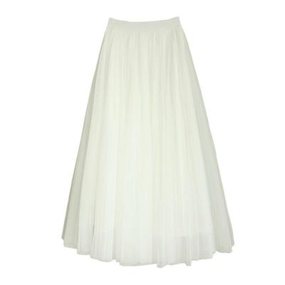 VEJLIMIT长裙网纱裙日韩系半身裙