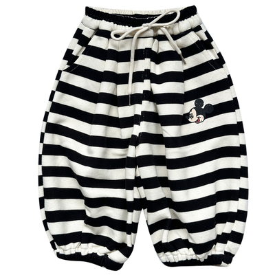 男童裤子条纹新款秋季宝宝灯笼裤