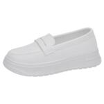 护士鞋女软底透气厚底夏季不累脚工作小白鞋一脚蹬增高医护专用鞋