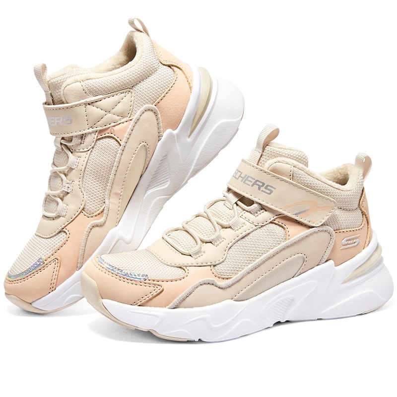 Skechers儿童冬季加绒保暖棉鞋