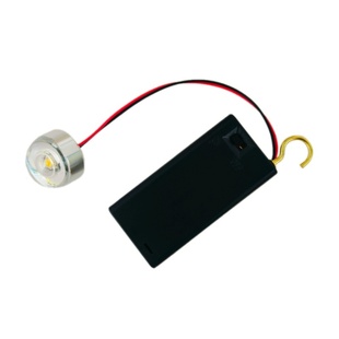 3vled灯泡3w灯珠电池夜灯灯笼DIY无线手工小彩灯迷你小灯泡带开关