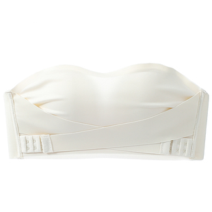 2026新款前扣无肩带内衣女防滑聚拢小胸胸罩隐形无痕抹胸裹胸文胸