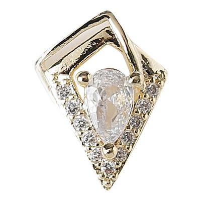 网红美甲锆石LZ同款蝴蝶结指甲钻