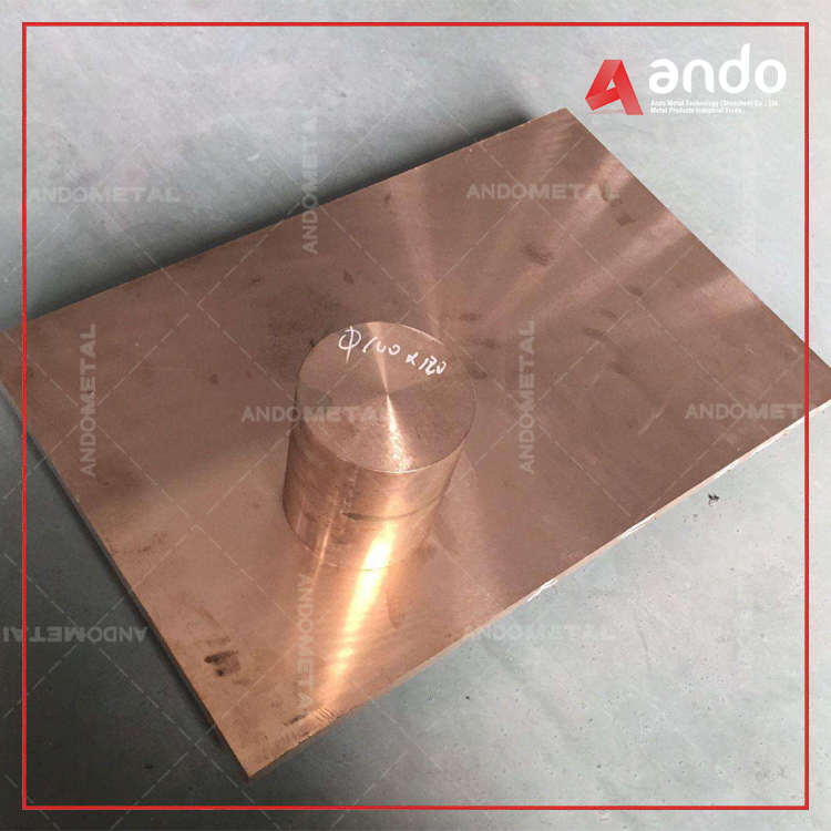 C18100铬锆铜棒 铬锆铜板 耐磨高导电铬锆铜排 锻打铬锆铜环 圆饼