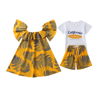 情侣装夏装海南三亚海边度假