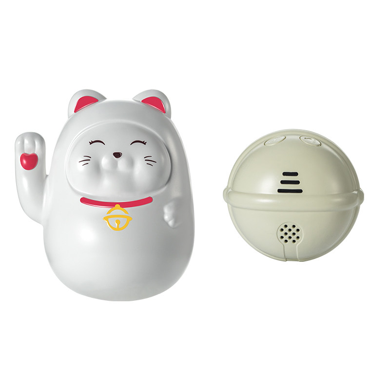 招财猫无线自发电门铃免布线门铃