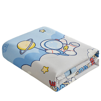 全棉里外夏凉空调被儿童可机