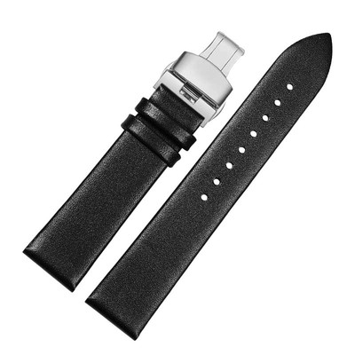 适配阿玛尼手表带真皮男牛皮带