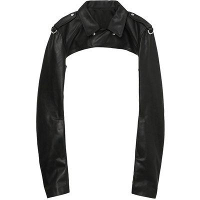 ITRickOwens超短款皮衣