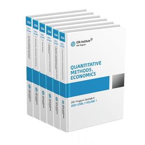 2024版协会官方正版CFA一级英文教材cfa一级考试原版书官方教材level1特许金融分析师赠视频题库课后题CFA二级三级Notes词汇电子版