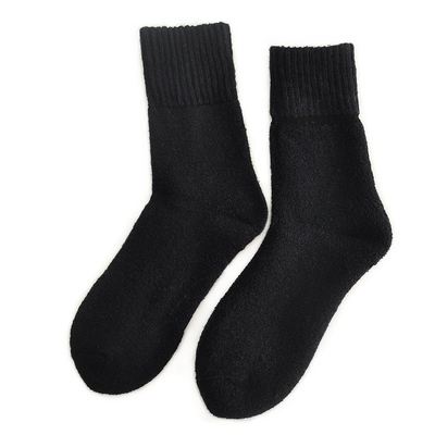 加绒毛圈澳洲羊毛男袜