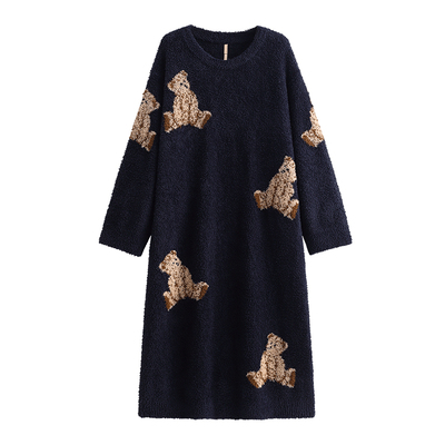 【商场同款】家乐芬女半边绒睡裙