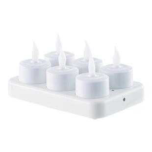 可充电LED遥控蜡烛密室逃脱剧本杀道具婚礼酒吧SPA电子气氛装饰灯