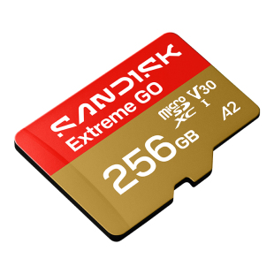 闪迪内存卡256g高速tf卡pocket4大疆影石action运动相机4K存储卡