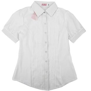 衬衫女士短袖2024雪纺夏装新薄款大码修身工作白上衣职业宽松胖mm