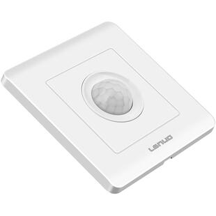 红外人体感应开关面板86型220v楼道走廊智能光控LED灯延时开关