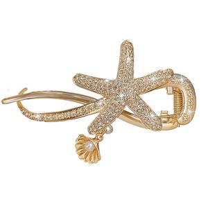 高级感盘发夹女2025新款一字夹后脑勺抓夹高端青蛙扣扭扭夹子头饰