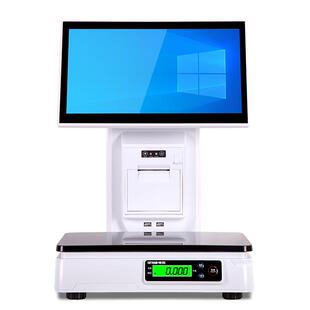 自动Ai识别称重收银机一体机生鲜水果店收银秤超市便利店收款机