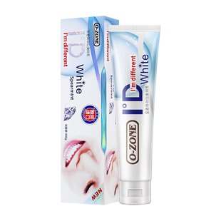 o-zone欧志姆钻石炫白牙膏205g亮白去渍清新口气含氟韩国原装进口
