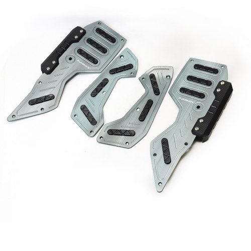 适用于雅马哈20-24款NMAX155 脚踏板 改装脚踏板脚踏皮垫金属脚踏