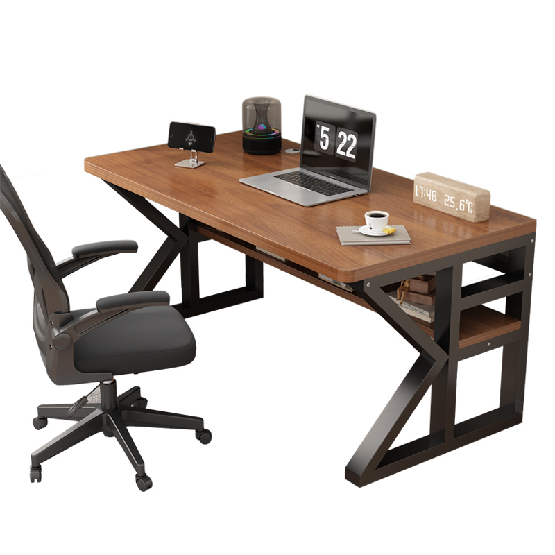 电脑桌台式家用学生学习写字桌小户型卧室简易工作台实木办公桌子