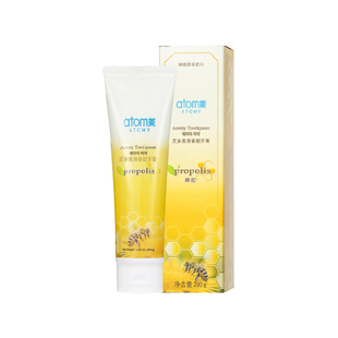 atom艾多美牙膏清香型蜂蜜蜂胶口气清新牙齿护理正品非官方旗舰店