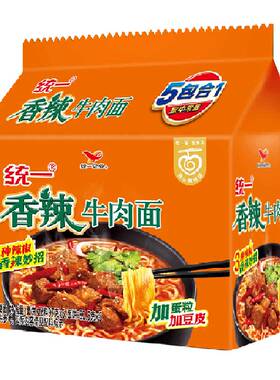 统一香辣牛肉口味方便面