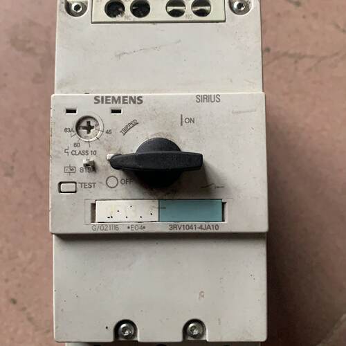【询价】马达电机保护器，3RV1041-4JA10。45-63适用