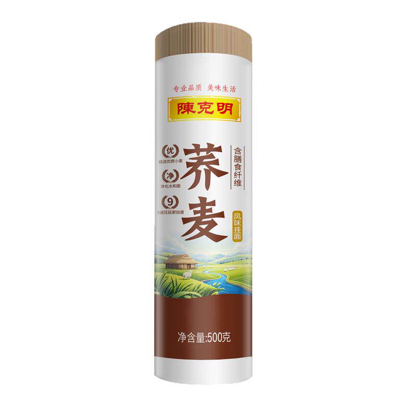 陈克明荞麦面10斤装整箱批发