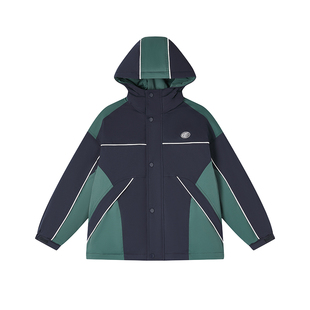 MQD童装男童三防羽绒服儿童中长款防寒服外套户外极寒保暖25新款