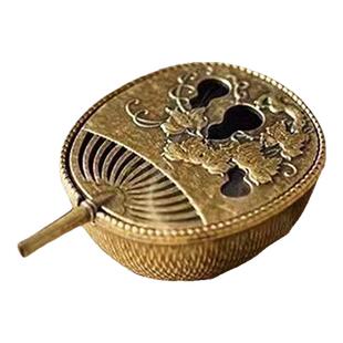 小蒲扇香炉迷你家用室内创意香炉香薰小摆件沉檀香线香料小蒲扇