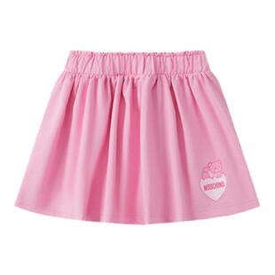 【特享倒计时】Moschino/莫斯奇诺 儿童Teddy Bear印花半身裙