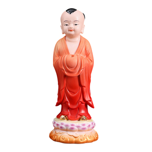 凡匠陶瓷五方童子家居寺庙供奉佛像五天尊五方灵童神像五方佛摆件