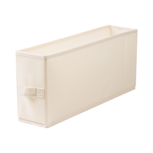 窄长型衣物收纳盒长方形布艺衣柜衣服收纳箱抽屉式整理神器深夹缝