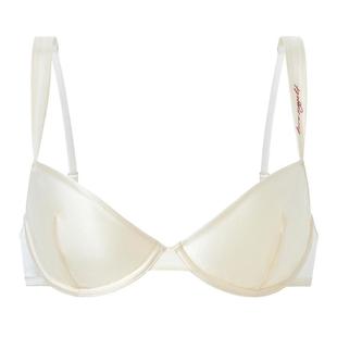 弗利少女法式真丝内衣女士桑蚕丝性感舒适软钢圈胸罩薄款文胸