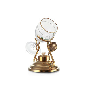 进口爱尔兰咖啡杯架烤杯玻璃杯威士忌爱尔兰咖啡专用杯架套装器具