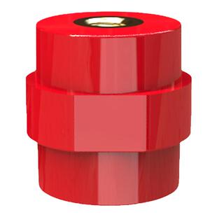 SM绝缘子低压红色高强度绝缘柱纺锤形非标定制SM1211高度12螺纹M3