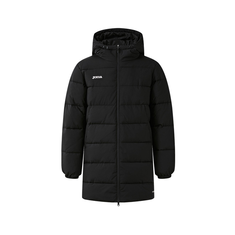 Joma25秋冬中长款棉服男女同款运动保暖防风连帽棉衣外套冬训保暖
