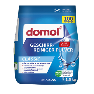 domol洗碗粉朵莫家用洗碗块漂洗亮碟剂洗碗机清洁洗涤剂耗材1.5kg