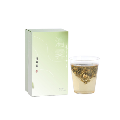 少点盐清爽茶白茅根薄荷绿茶清润