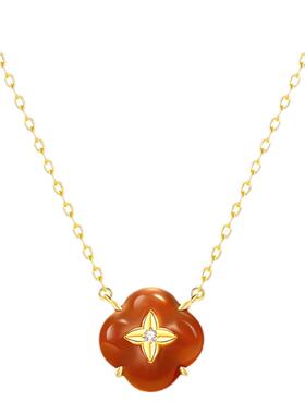 宫主和田玉银女项链生日礼物