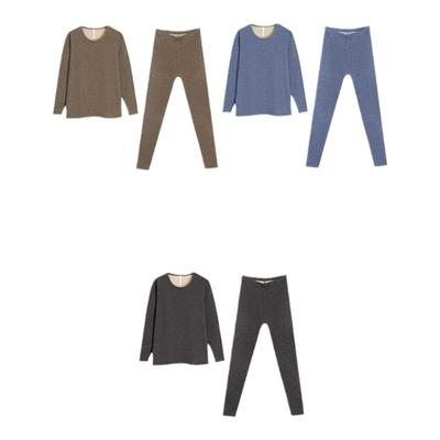 红豆正品保暖内衣柔暖高弹圆领型