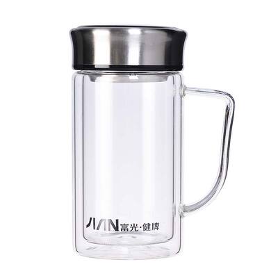 富光双层玻璃办公杯泡茶杯