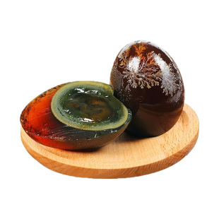 微山湖松花蛋溏心松花皮蛋30枚整箱流心鸭蛋咸无铅正宗变蛋盐皮蛋