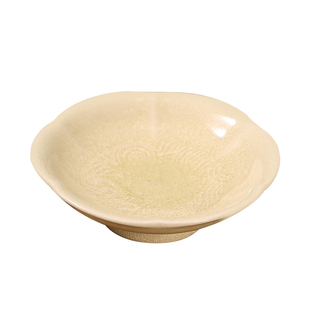 复古果盘茶点盘围炉煮中式陶瓷茶点点心盘子精致高脚水果盘小碟子