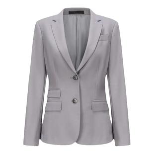 新款招行行服女西装招商银行灰色工作服衬衫马甲裤子全套职业西装