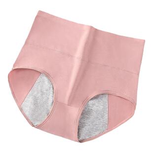 生理裤女士月经期防漏高腰纯棉收腹内裤女大码姨妈例假专用三角裤