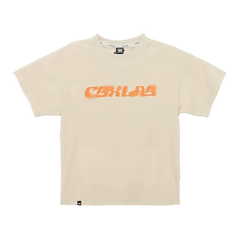 CBXLAB男装迷雾涂鸦嘻哈宽松T恤